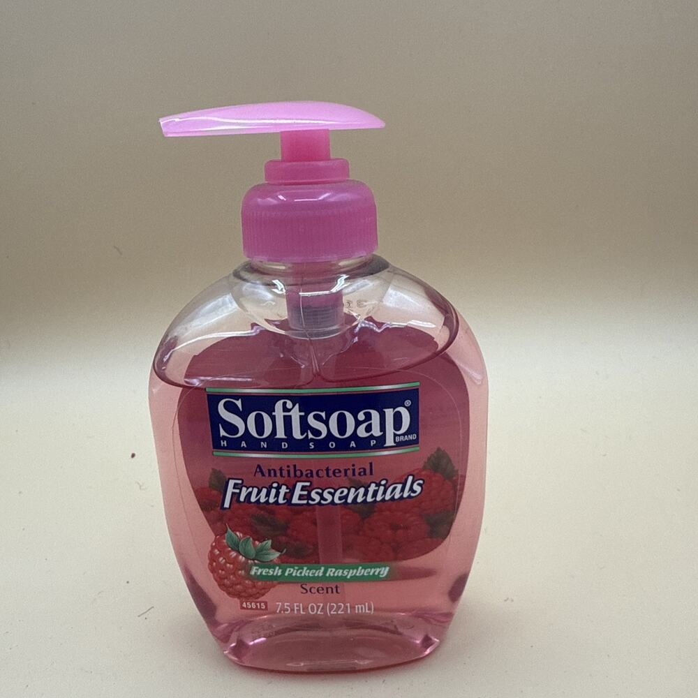 Softsoap FRESH PICKED RASPBERRY Liquid Pump Hand Soap, 7.5fl oz HTF Discontinued